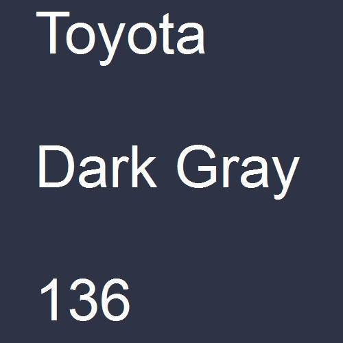 Toyota, Dark Gray, 136.